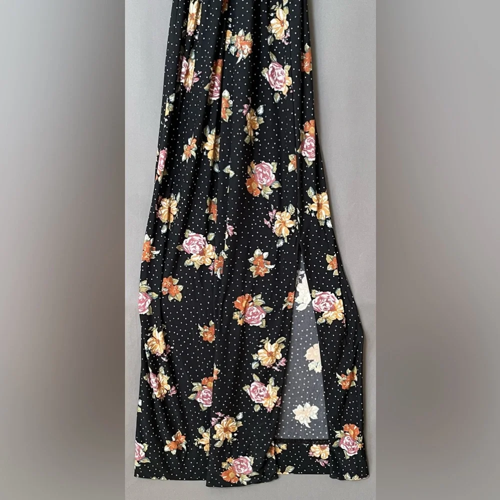 Free People Black Floral Maxi Dress - Picture 6 of 11